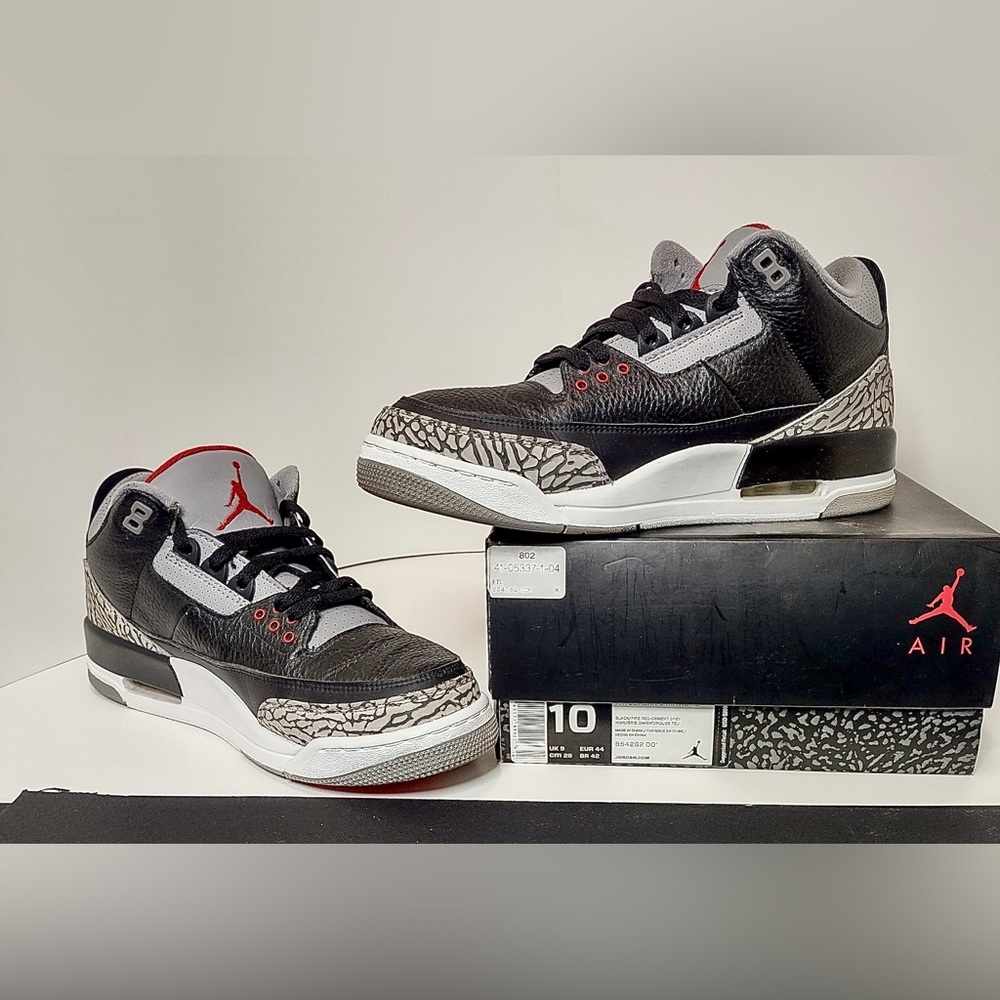 Jordan 3 og black/cement